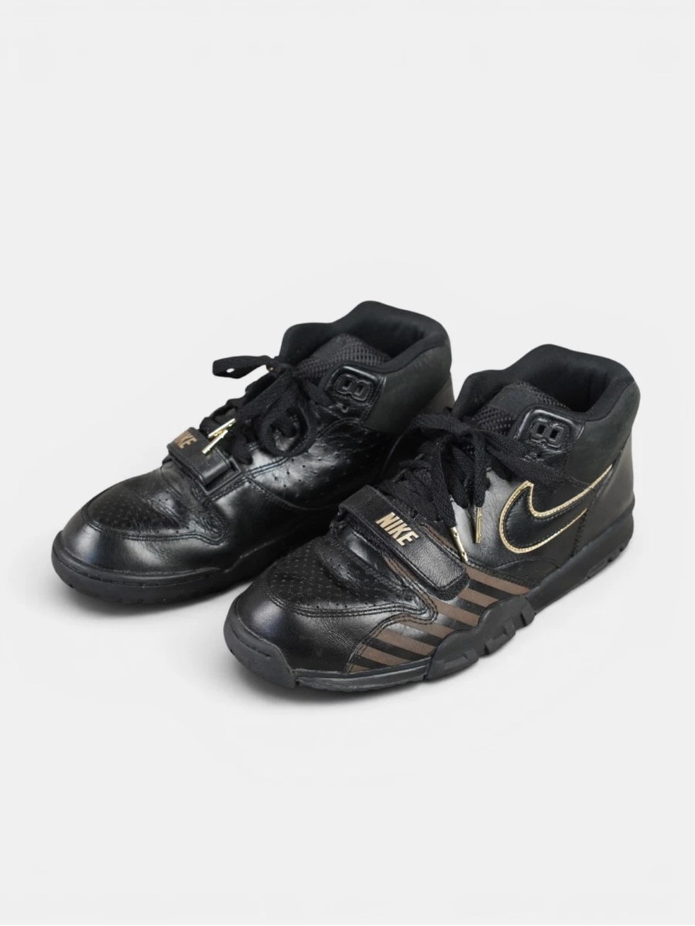 Nike Air Trainer 1 Mid PRM NRG BB51 Men's Size 9.5 Black Released Year 2012 EUC